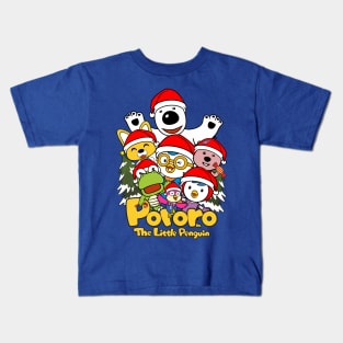 Pororo and Friends Xmas Edition Kids T-Shirt